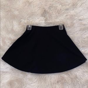 Brandy Melville Black Skater Skirt